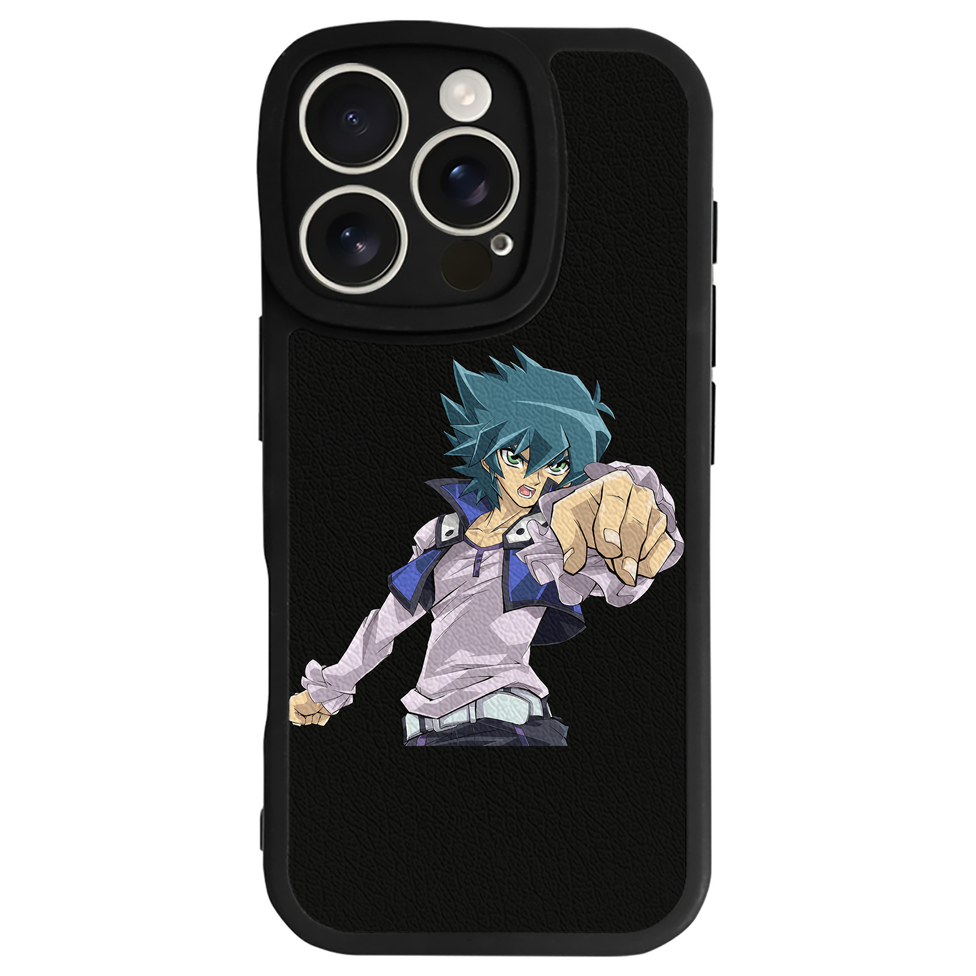 （画像用） 遊☆戯☆王 Yu-Gi-Oh! 【iPhone 16シリーズ対応】シリコンスマホケース（レザー調） 材質：シリコン